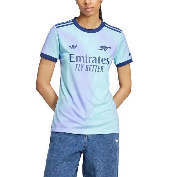 Adidas Arsenal 24/25 Alternate Blue Soccer Jersey Third Kit Women Medium IS8114 - Picture 5 of 11